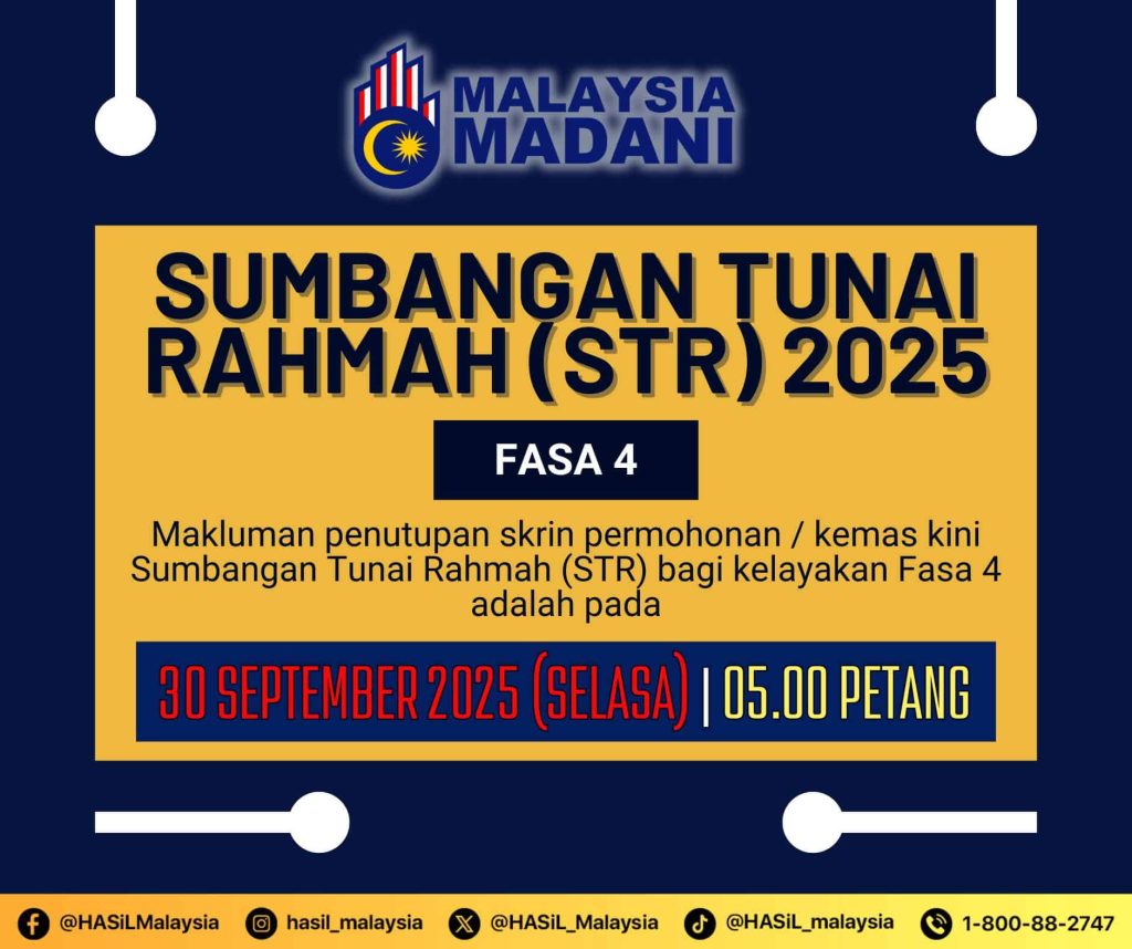 TARIKH TUTUP KEMASKINI STR 2025