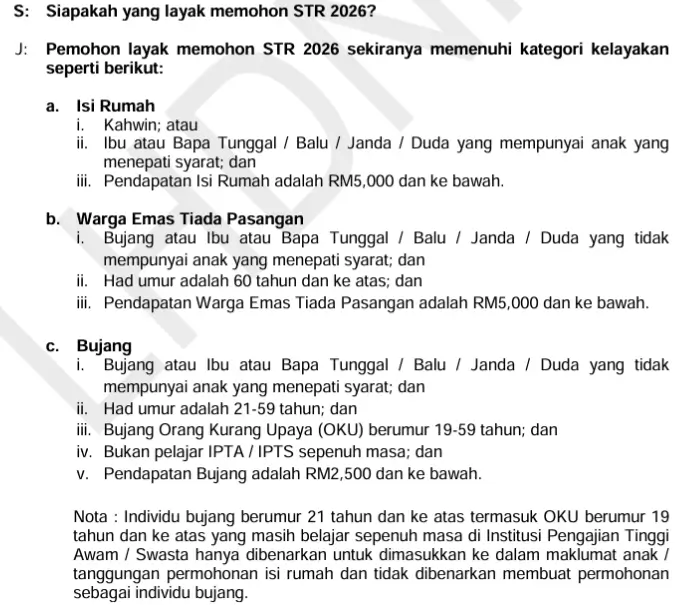 SUMBANGAN TUNAI RAHMH 2026