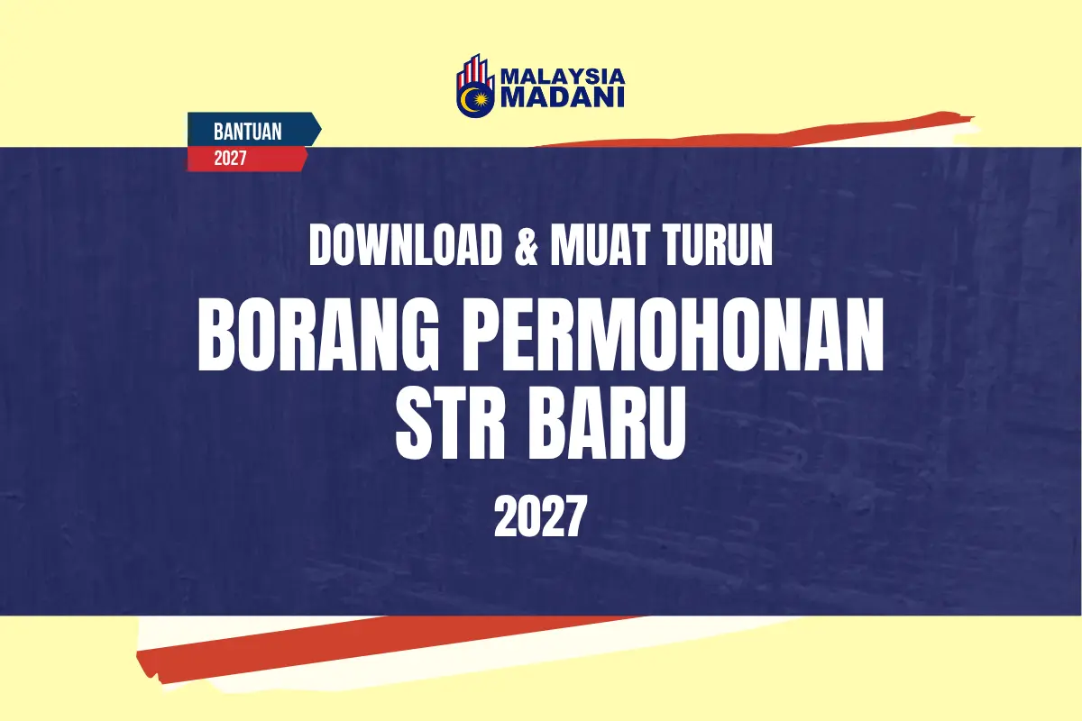 BORANG PERMOHONAN STR