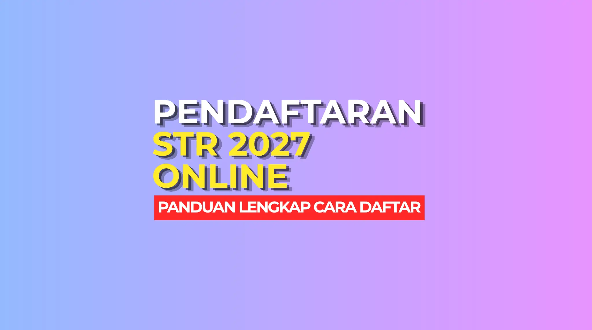 DAFTAR STR 2027 ONLINE