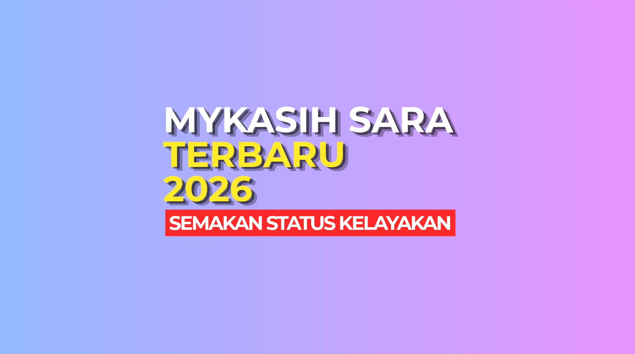 SEMAKAN MYKASIH SARA